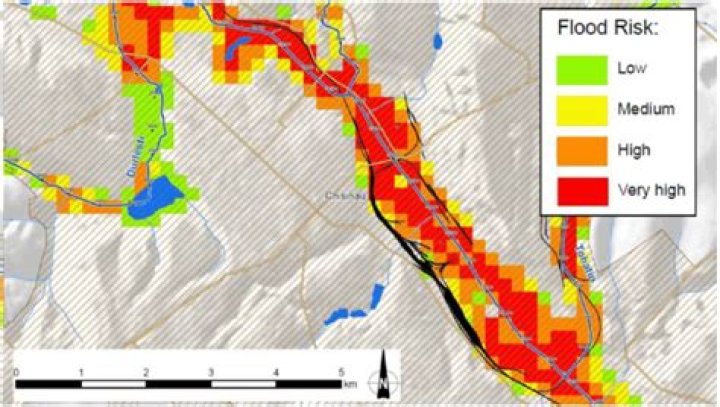 Is Okotoks a flood zone?