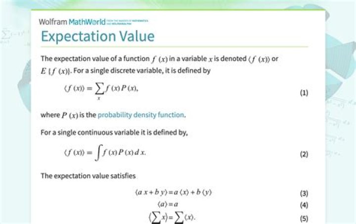 Is probability density the same as expectation value?