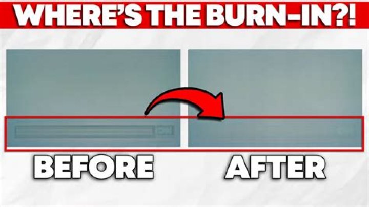Is screen burn-in permanent?