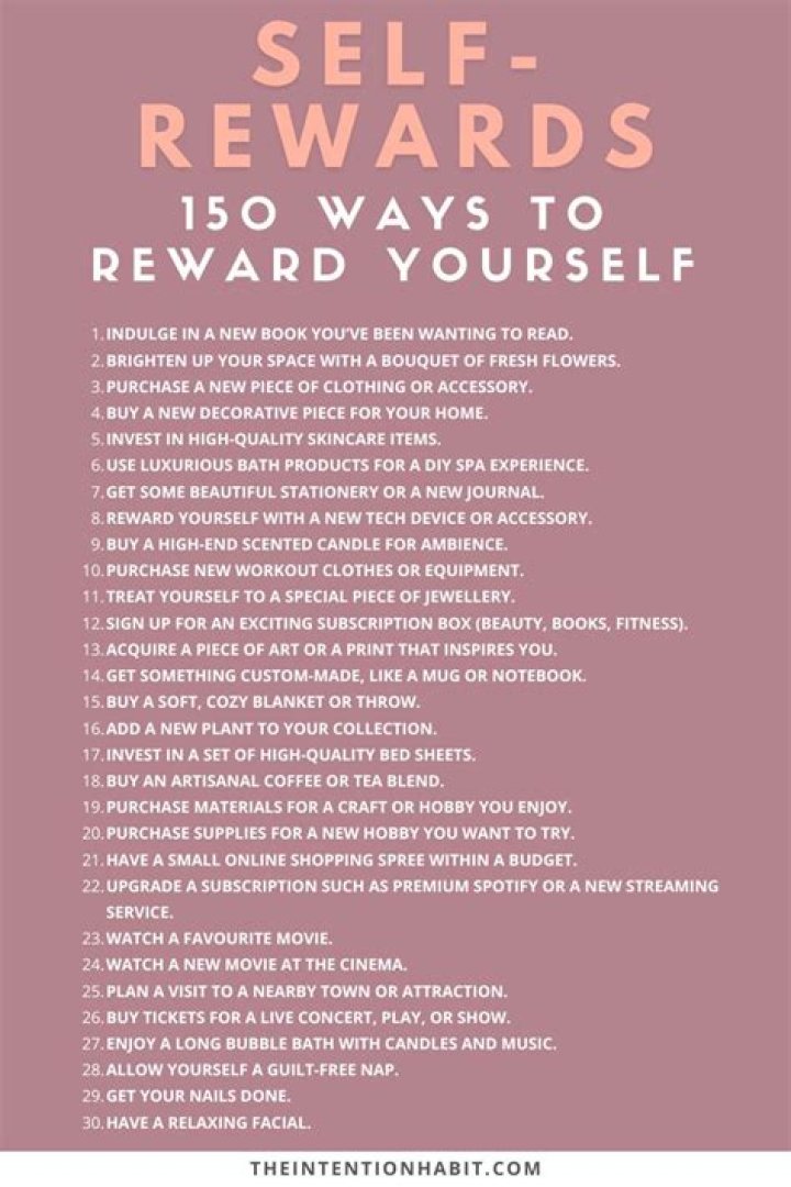 Is self rewarding a word?