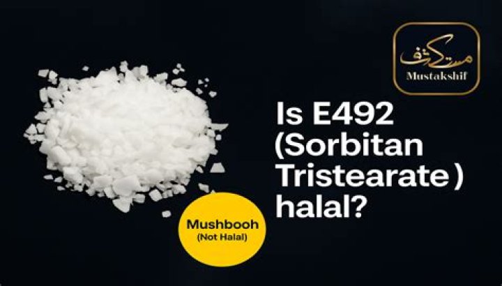 Is sorbitan tristearate safe to eat?
