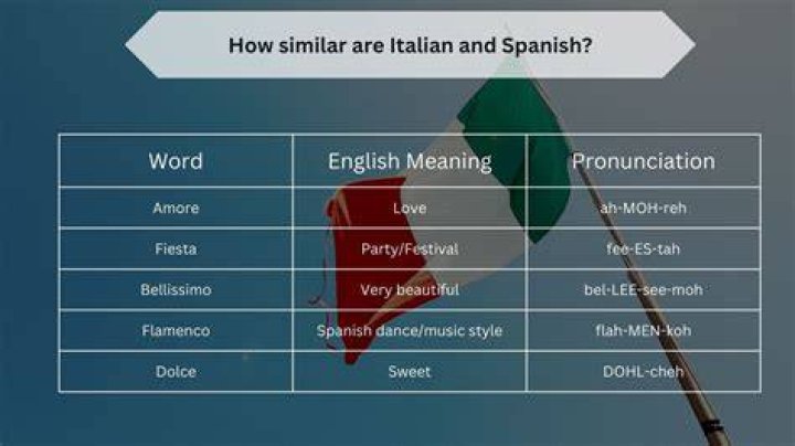 Is Spanish more similar to Portuguese or Italian?