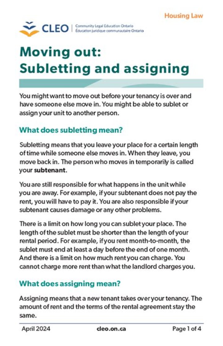 Is subletting legal in San Francisco?