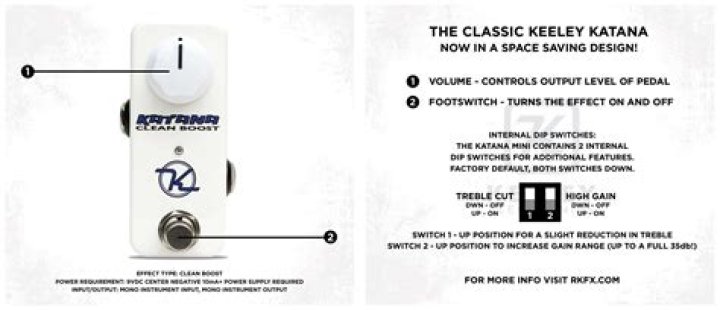 Is the Keeley Katana discontinued?
