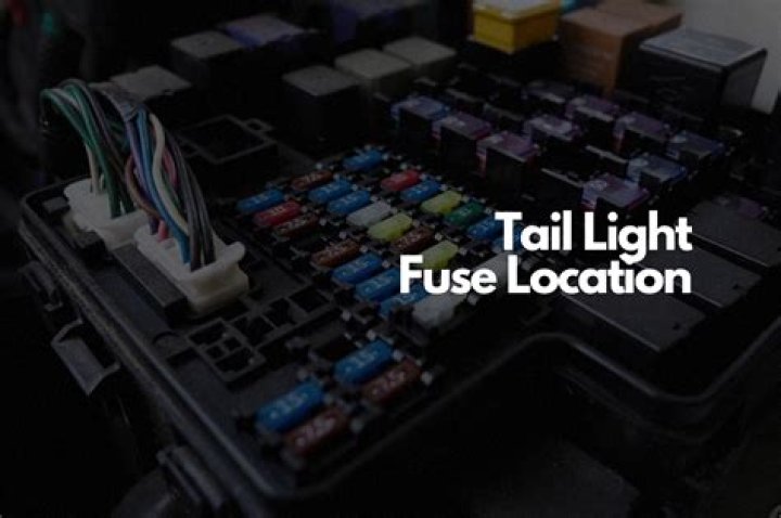 Is there a fuse for number plate lights?