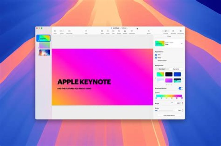 Is there a grid on Keynote?
