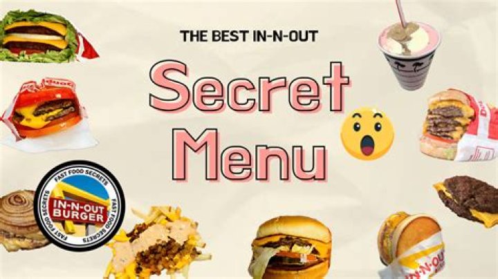 Is there a secret menu at In-N-Out?