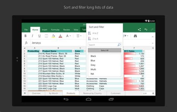 Is there an Excel app for Android?