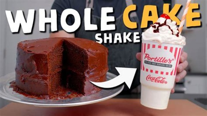 Is there mayo in Portillos chocolate cake shake?
