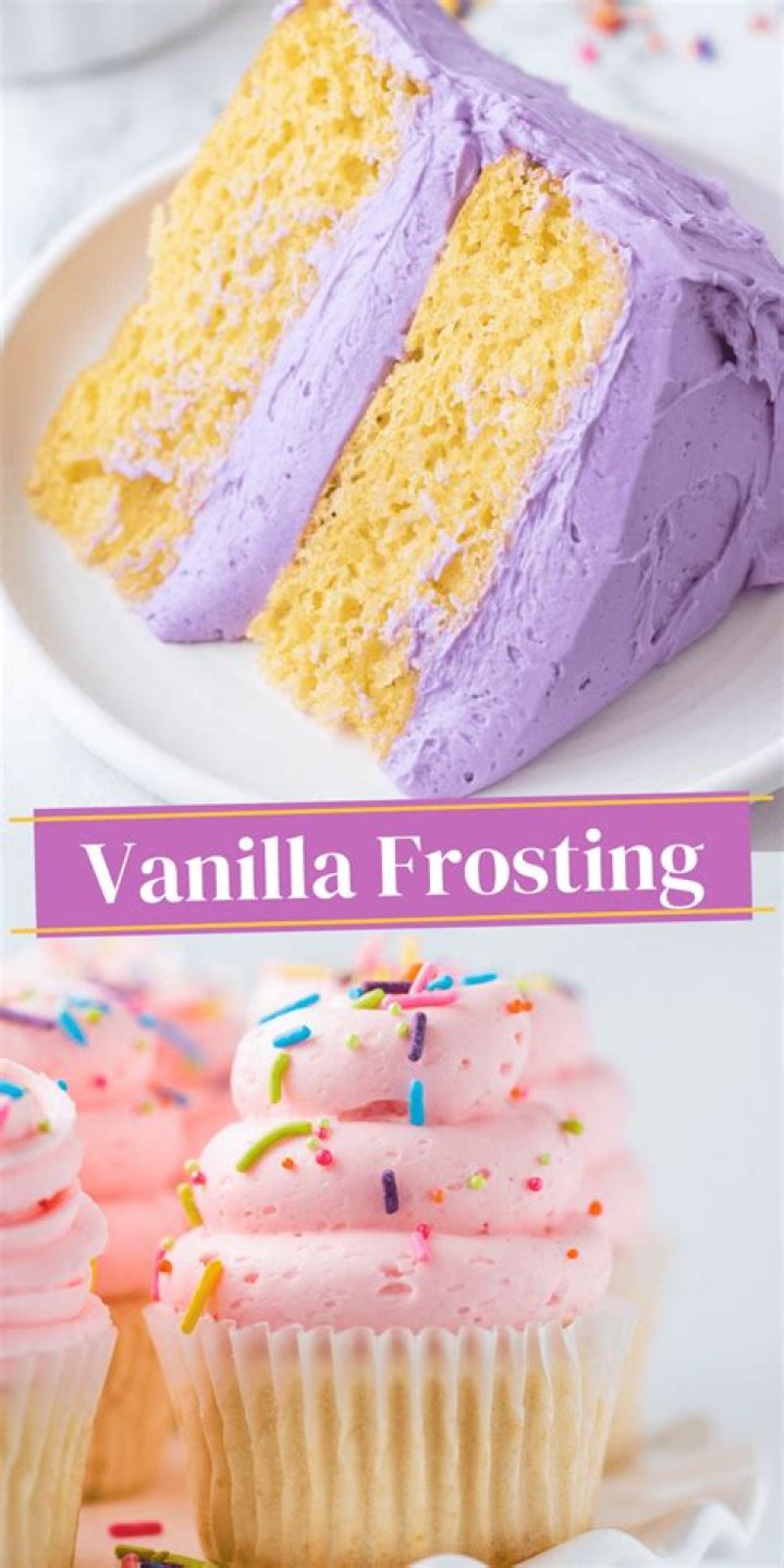 Is vanilla frosting the same as vanilla icing?