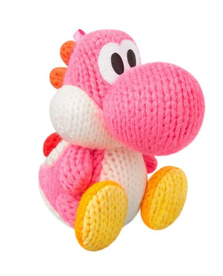 Is Yarn Yoshi amiibo made of yarn?