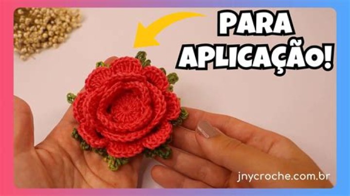 Qual e o modelo de flor de croche?