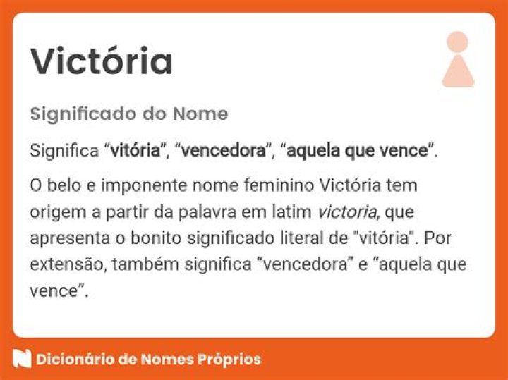 Qual e o significado do nome Victoria?