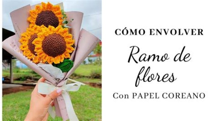 Que papel se usa para envolver ramos de flores?