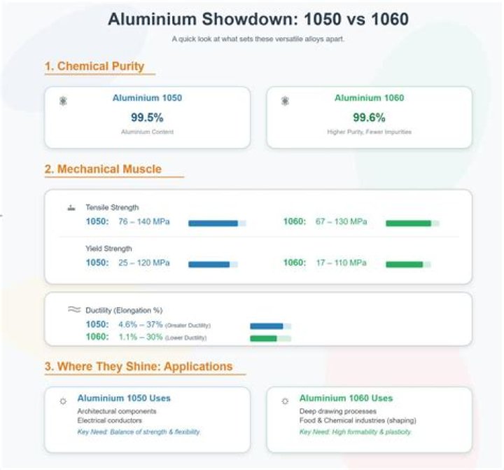 Que significa aluminio 1050?