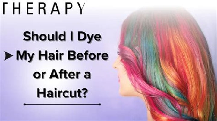 Should I color my hair before or after a relaxer?