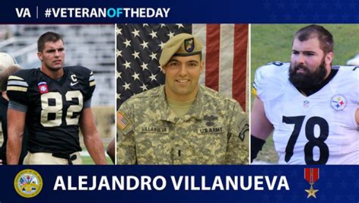 Was Alejandro Villanueva in the military?