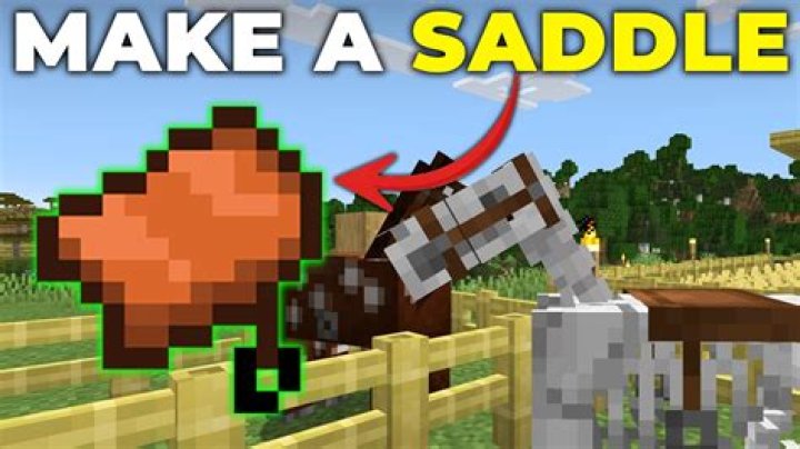 Was the saddle removed from Minecraft?