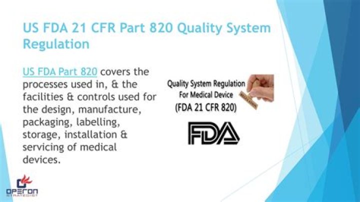 What 21cfr 820?