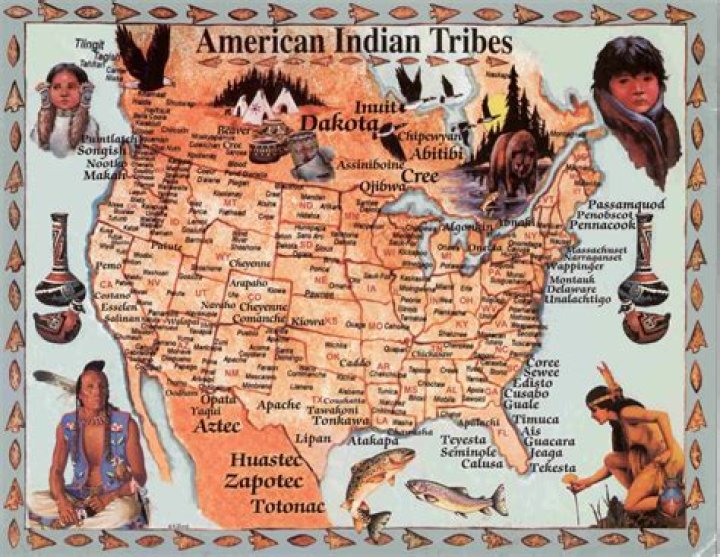 What 3 tribes lived in eastern North America?
