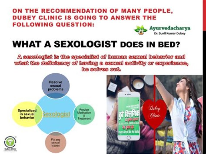 What a sexologist does in bed?