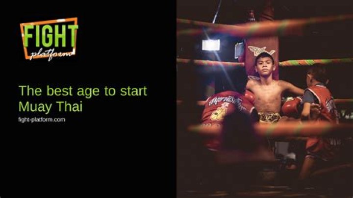 What age can you start Muay Thai?