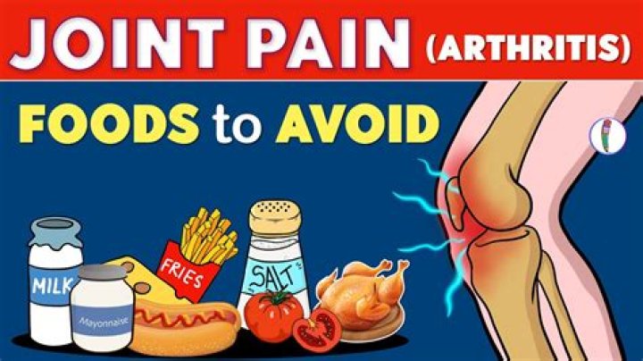 What are 5 foods that cause joint pain?