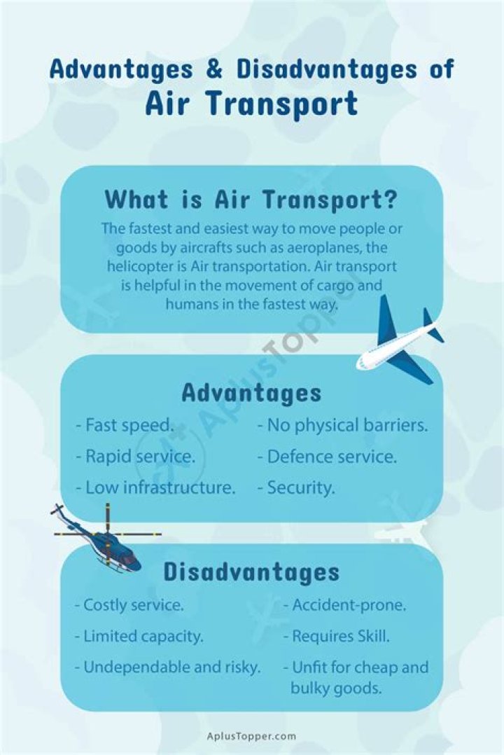 What are advantages and disadvantages of air travel?