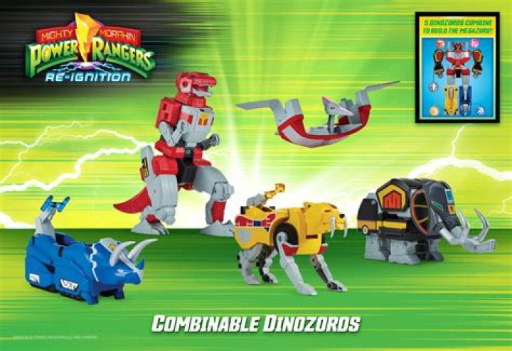 What are all the Zords in Power Rangers Dino charge?