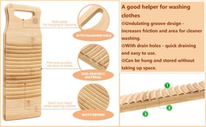 What are antique washboards made of?