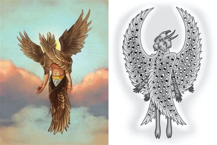 What are cherubim angels known for?