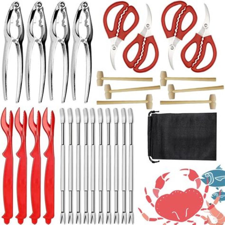 What are crab cracking tools called?