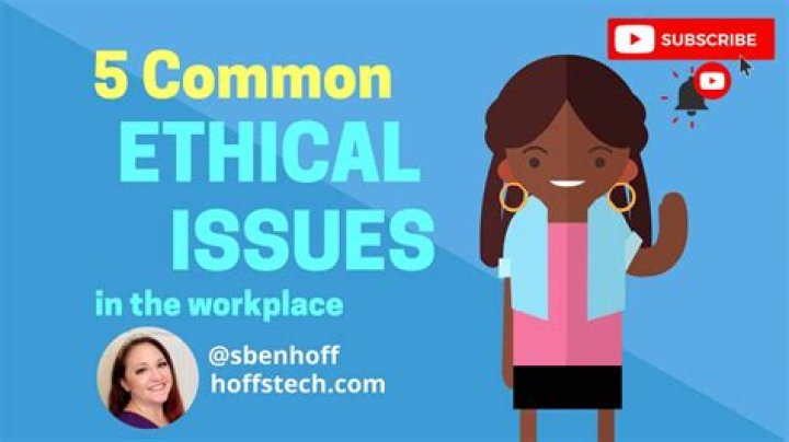 What are ethical issues in the workplace?