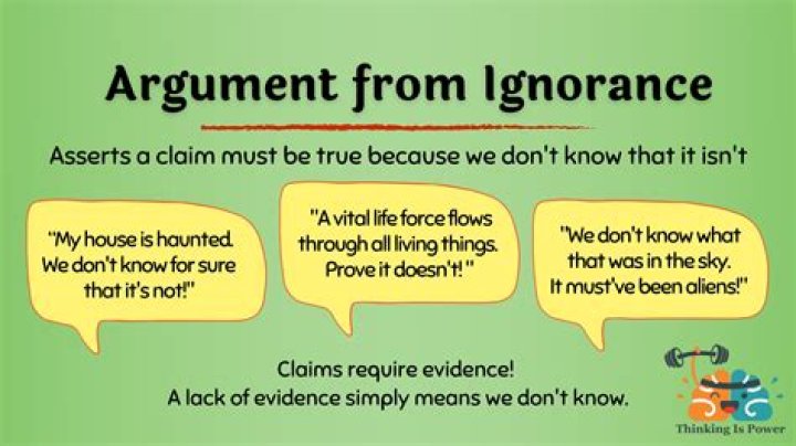 What are examples of ignorance?