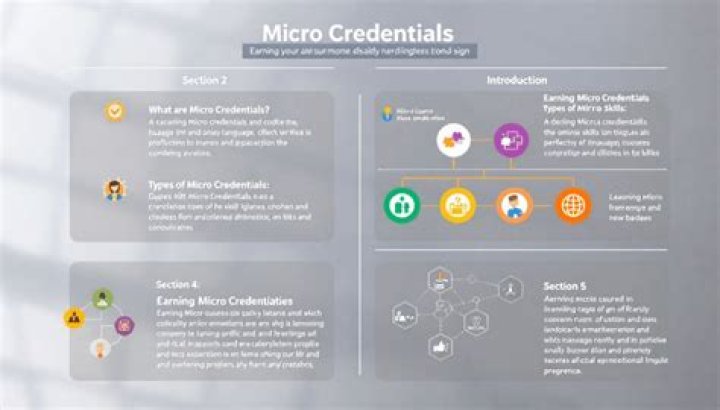 What are examples of micro-credentials?