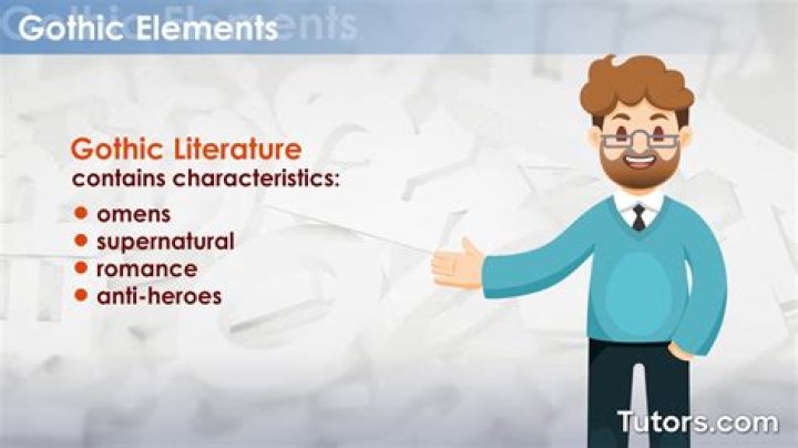 What are five examples of Gothic literature?