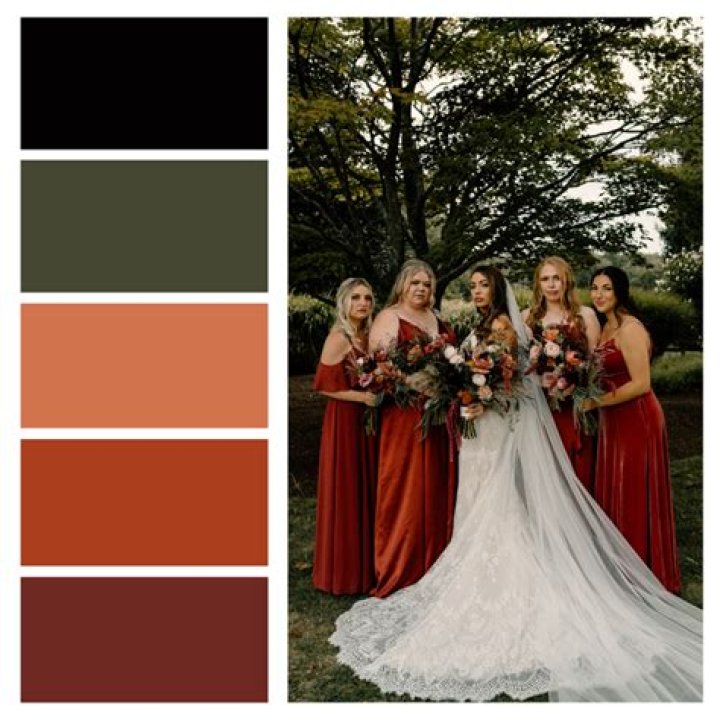 What are good October wedding colors?