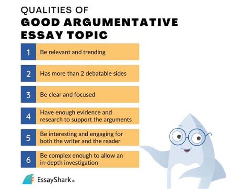 What are good topics for an argumentative speech?