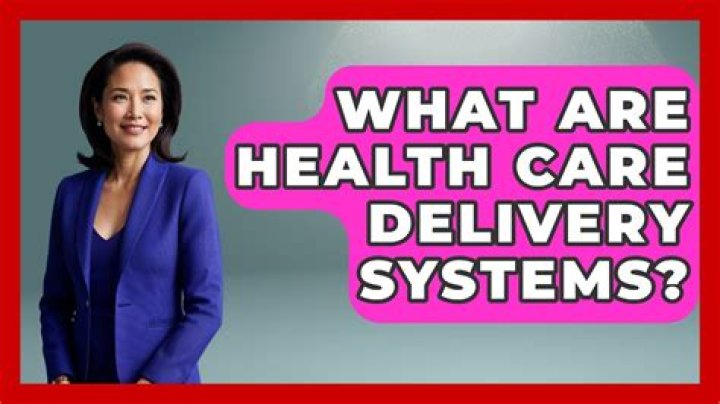 What are health care delivery systems?