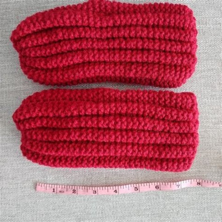 What are knitted slippers called?