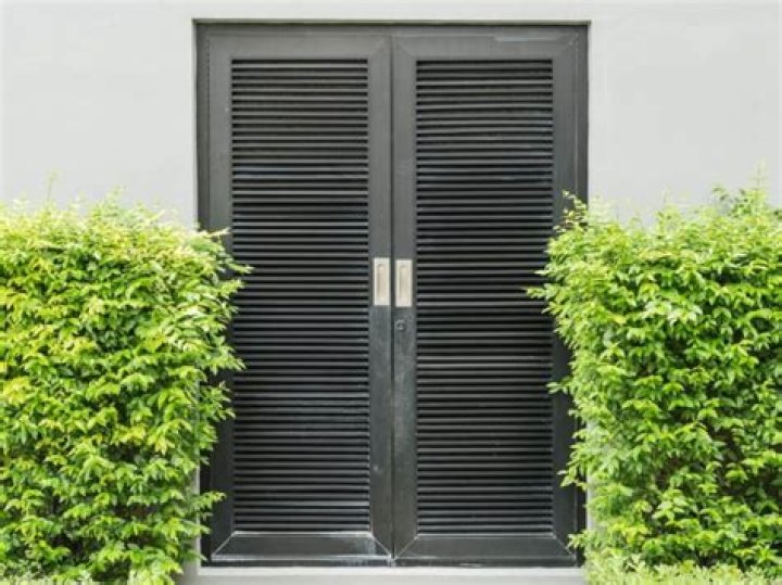 What are louver doors?