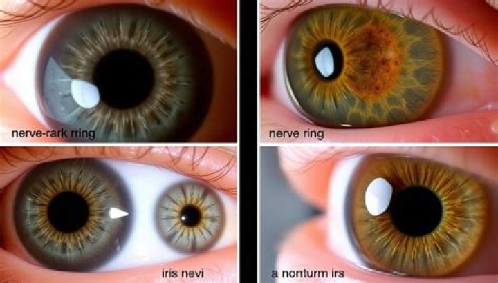 What are nerve rings in iris?