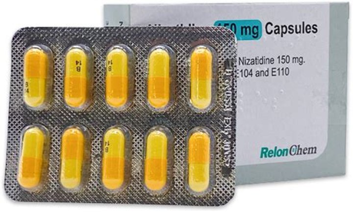 What are nizatidine capsules used for?