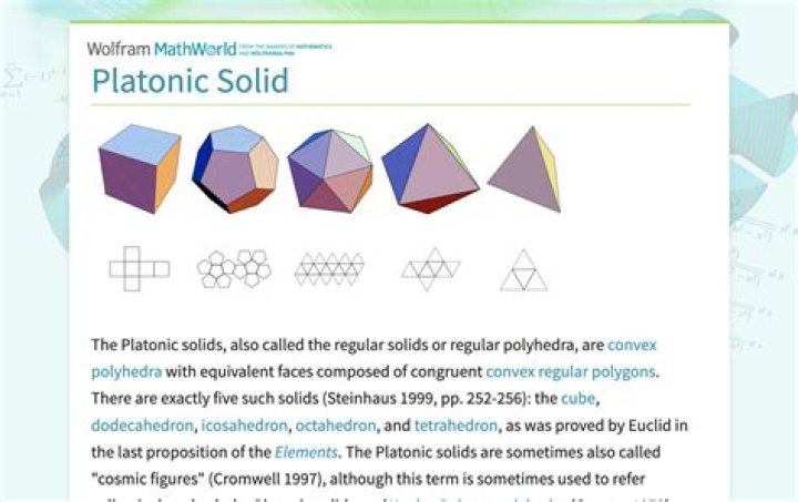 What are non Platonic solids?