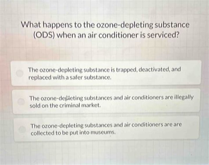 What are ozone depleting substances?