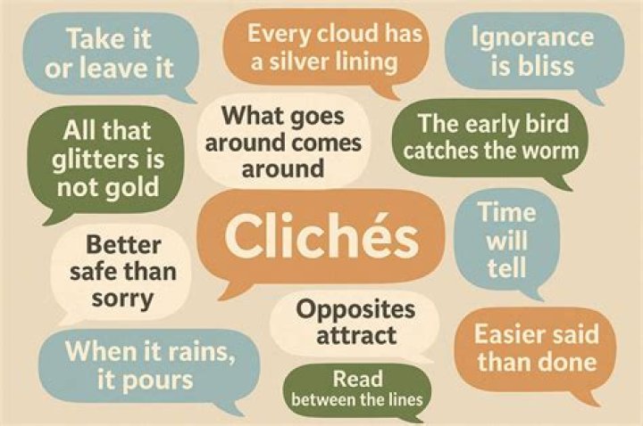 What are some cliches I should avoid?