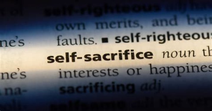 What are some examples of self sacrificing love?
