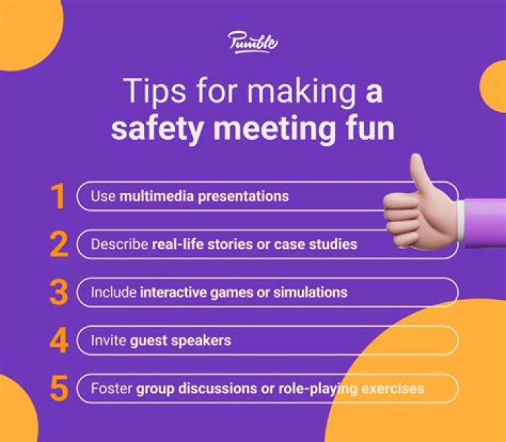 What are some good safety meeting topics?