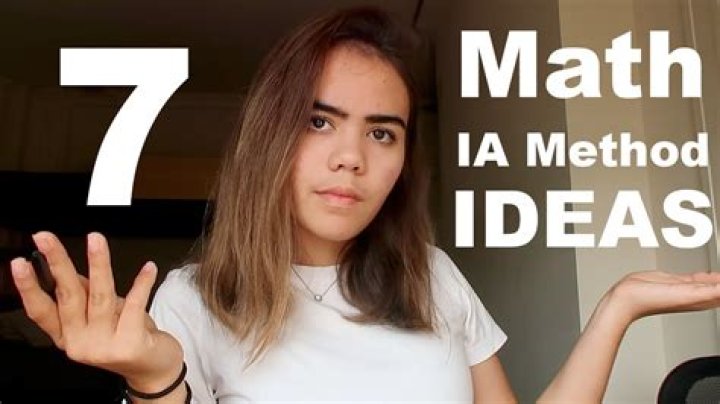 What are some math IA topics?