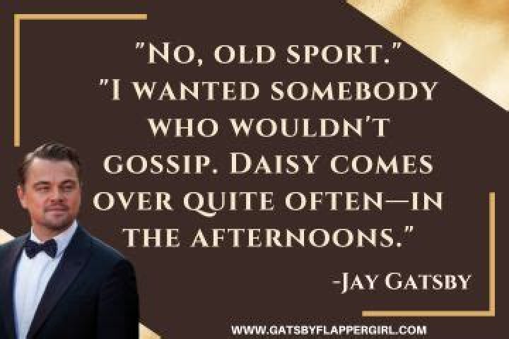 What are some quotes from Jay Gatsby?